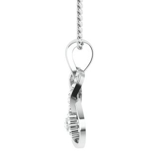 Logan Round Diamond Office Wear Pendant